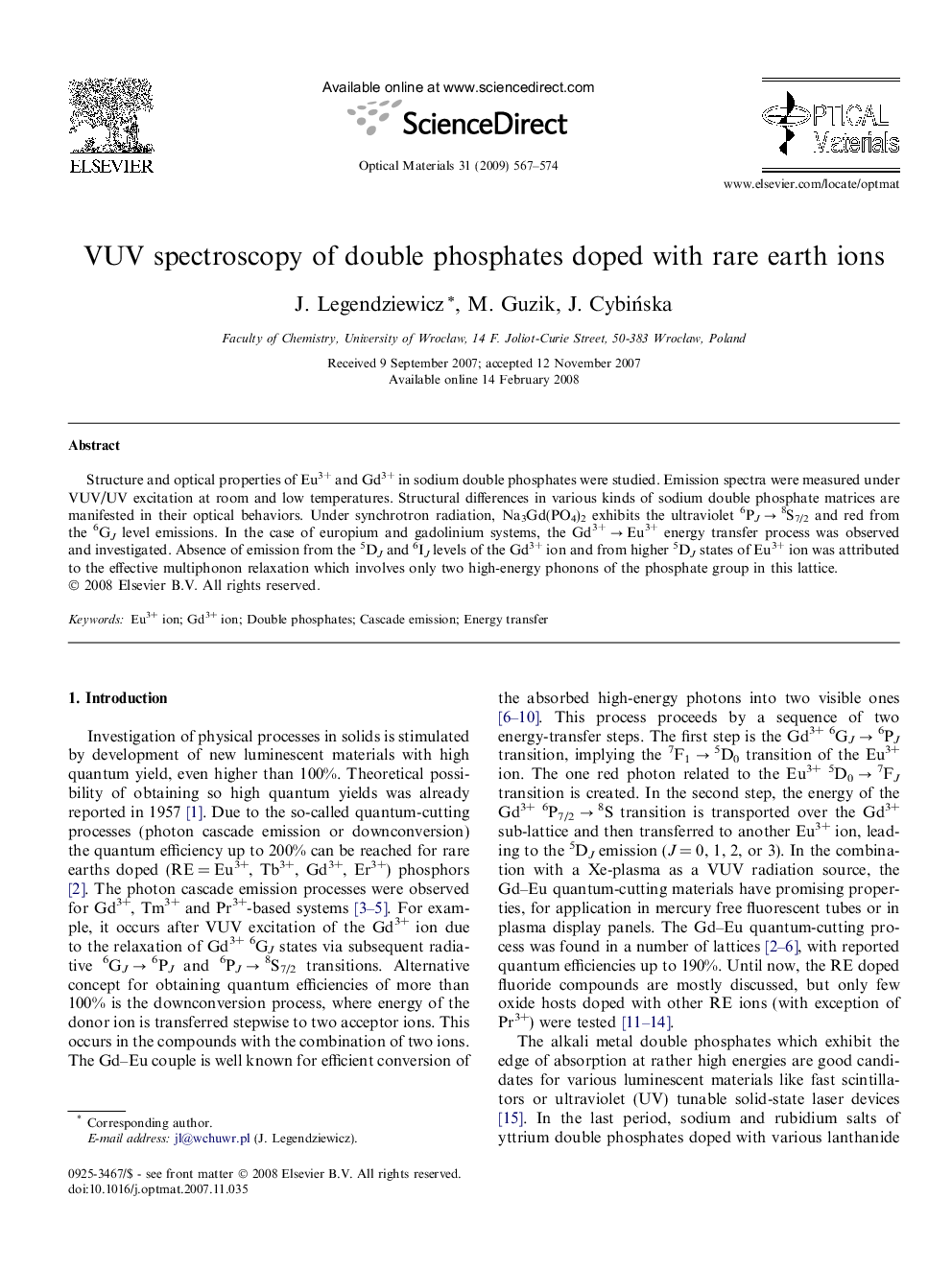 VUV spectroscopy of double phosphates doped with rare earth ions