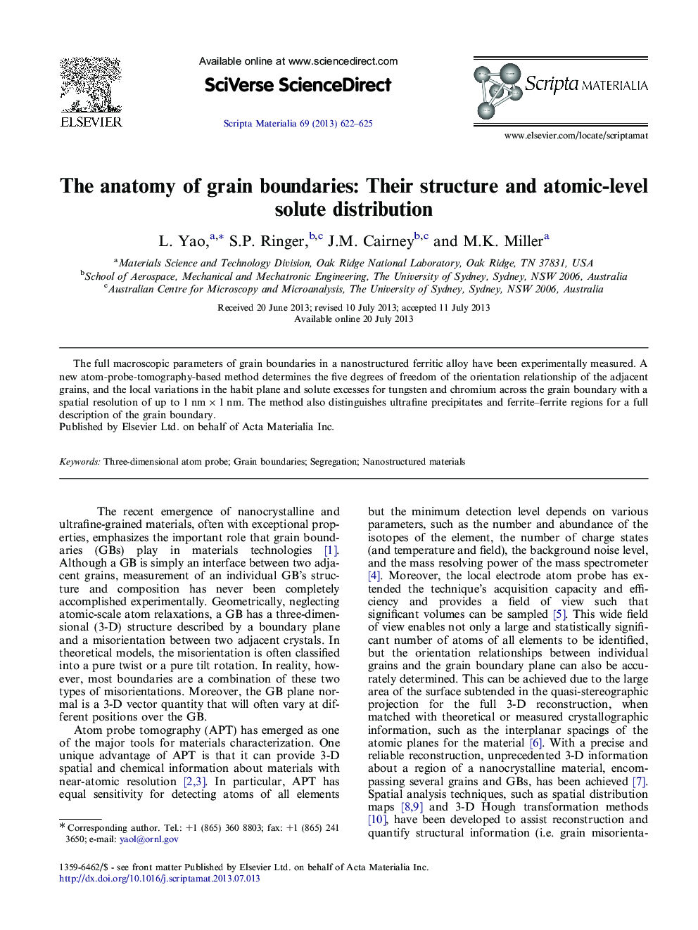 The anatomy of grain boundaries: Their structure and atomic-level solute distribution