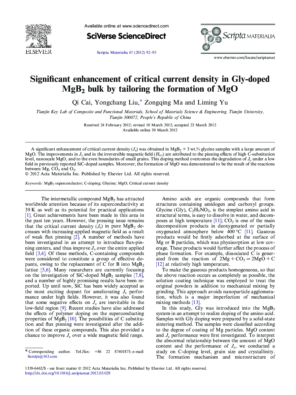 Significant enhancement of critical current density in Gly-doped MgB2 bulk by tailoring the formation of MgO