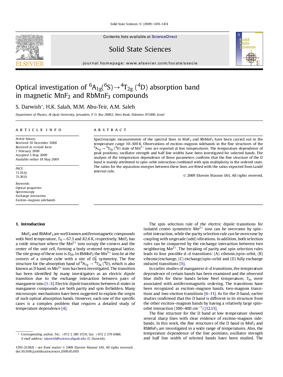Optical investigation of 6A1g(6S)→4T2g (4D) absorption band in magnetic MnF2 and RbMnF3 compounds