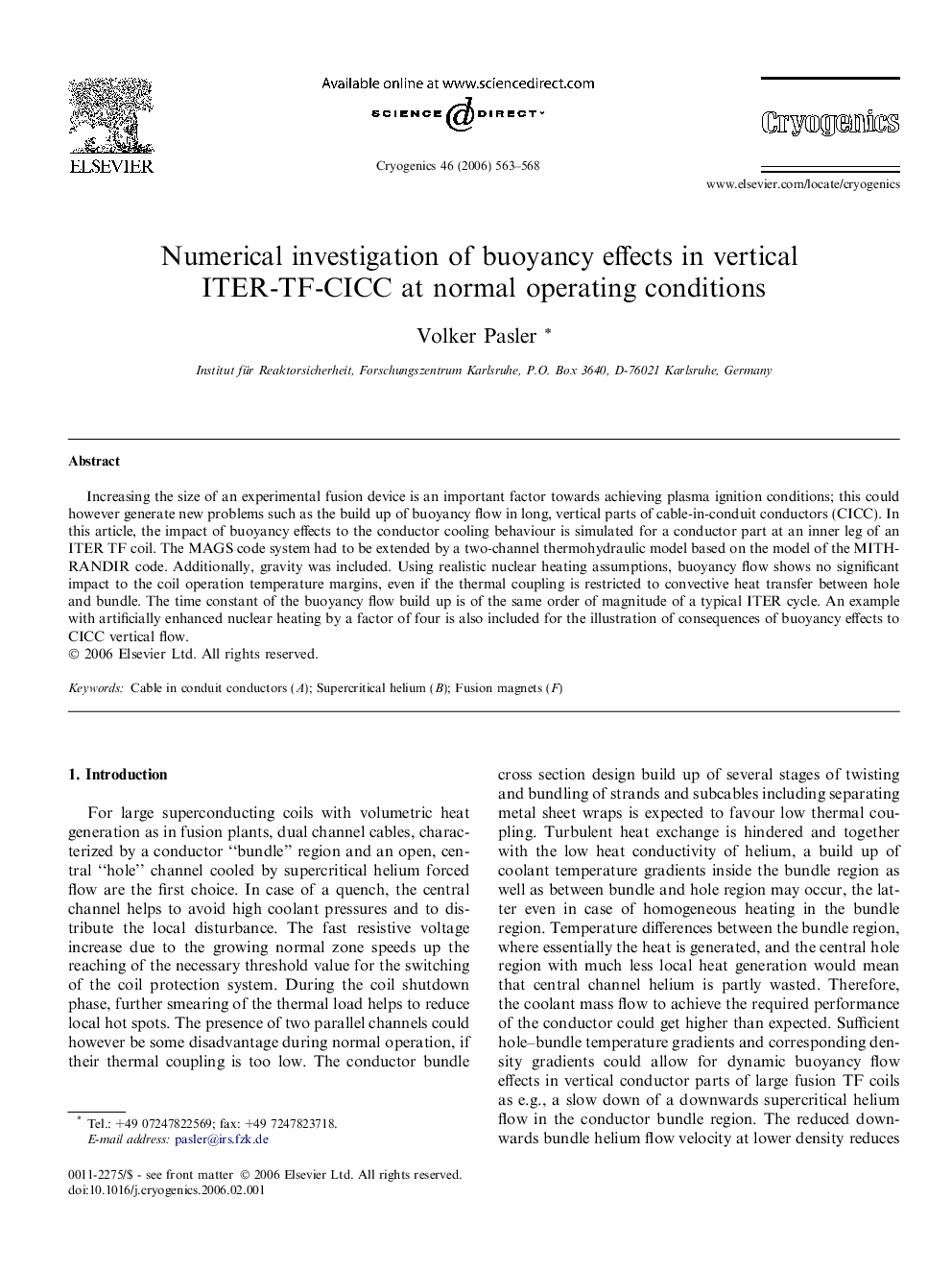 Numerical investigation of buoyancy effects in vertical ITER-TF-CICC at normal operating conditions