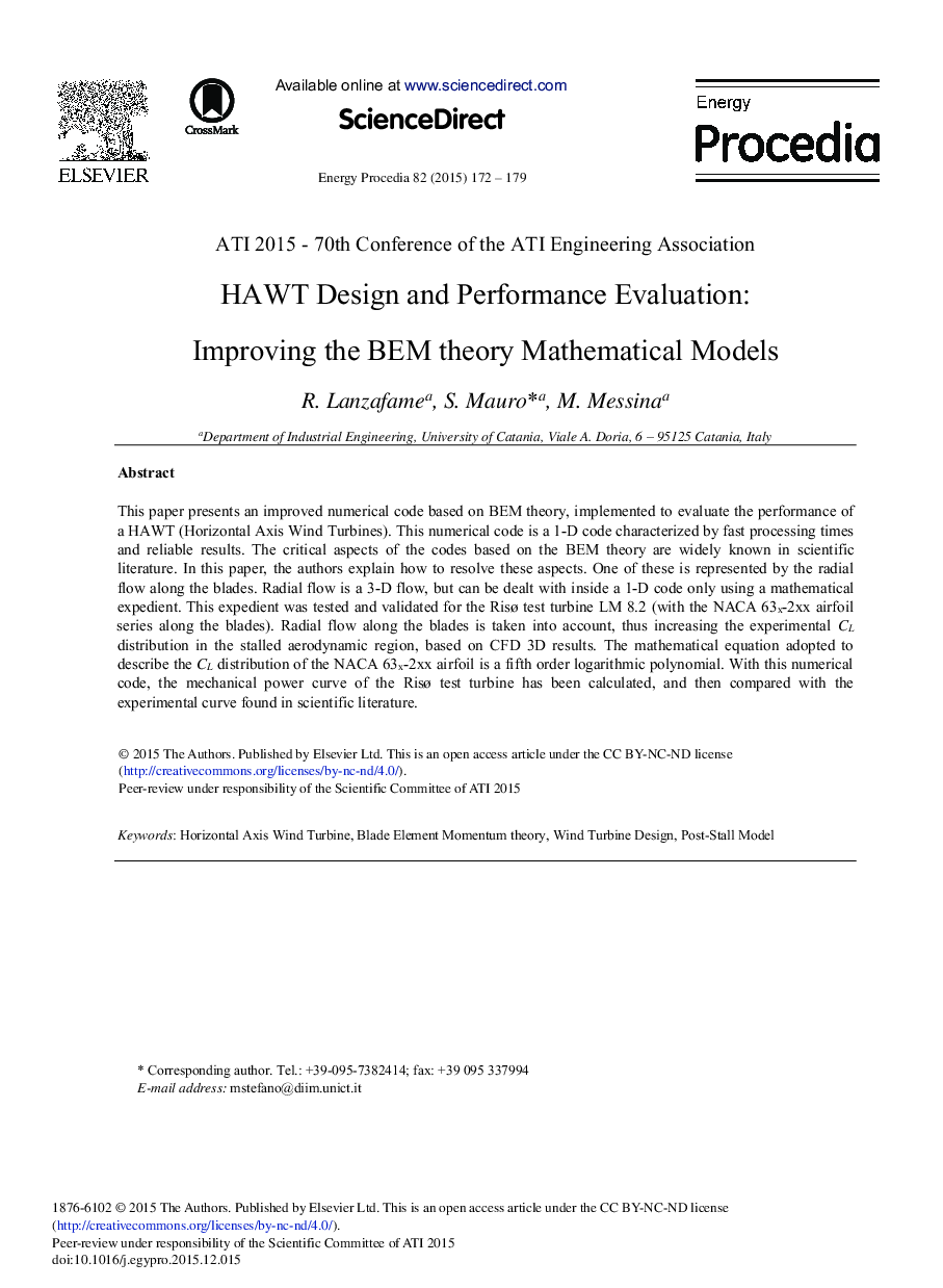 HAWT Design and Performance Evaluation: Improving the BEM Theory Mathematical Models 