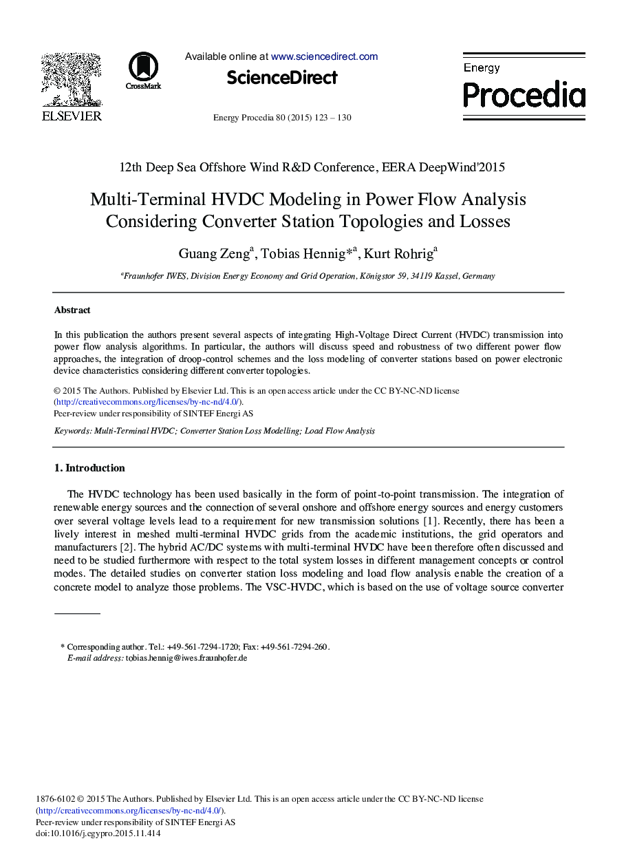Multi-terminal HVDC Modeling in Power Flow Analysis Considering Converter Station Topologies and Losses 