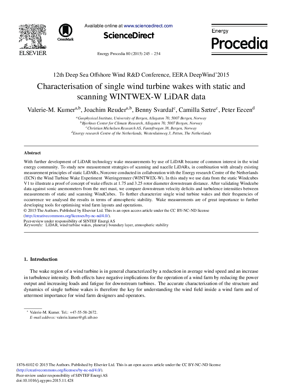Characterisation of Single Wind Turbine Wakes with Static and Scanning WINTWEX-W LiDAR Data 