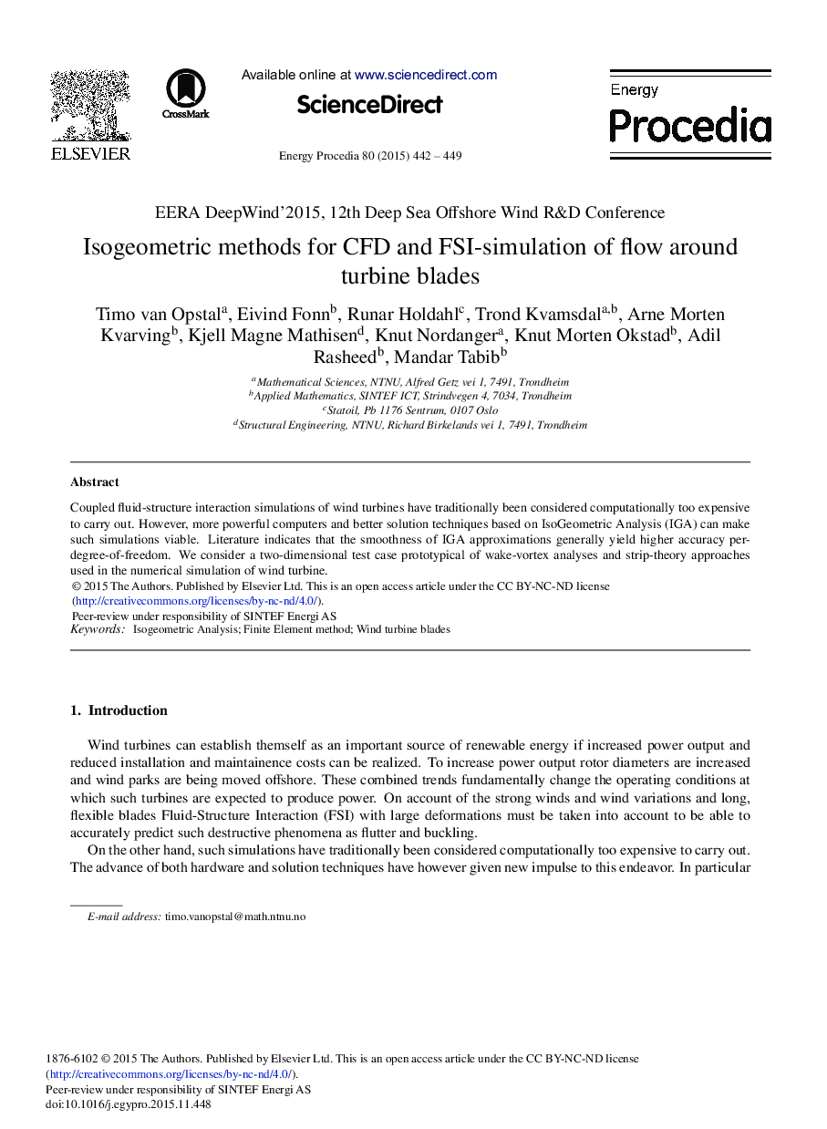 Isogeometric Methods for CFD and FSI-Simulation of Flow around Turbine Blades 