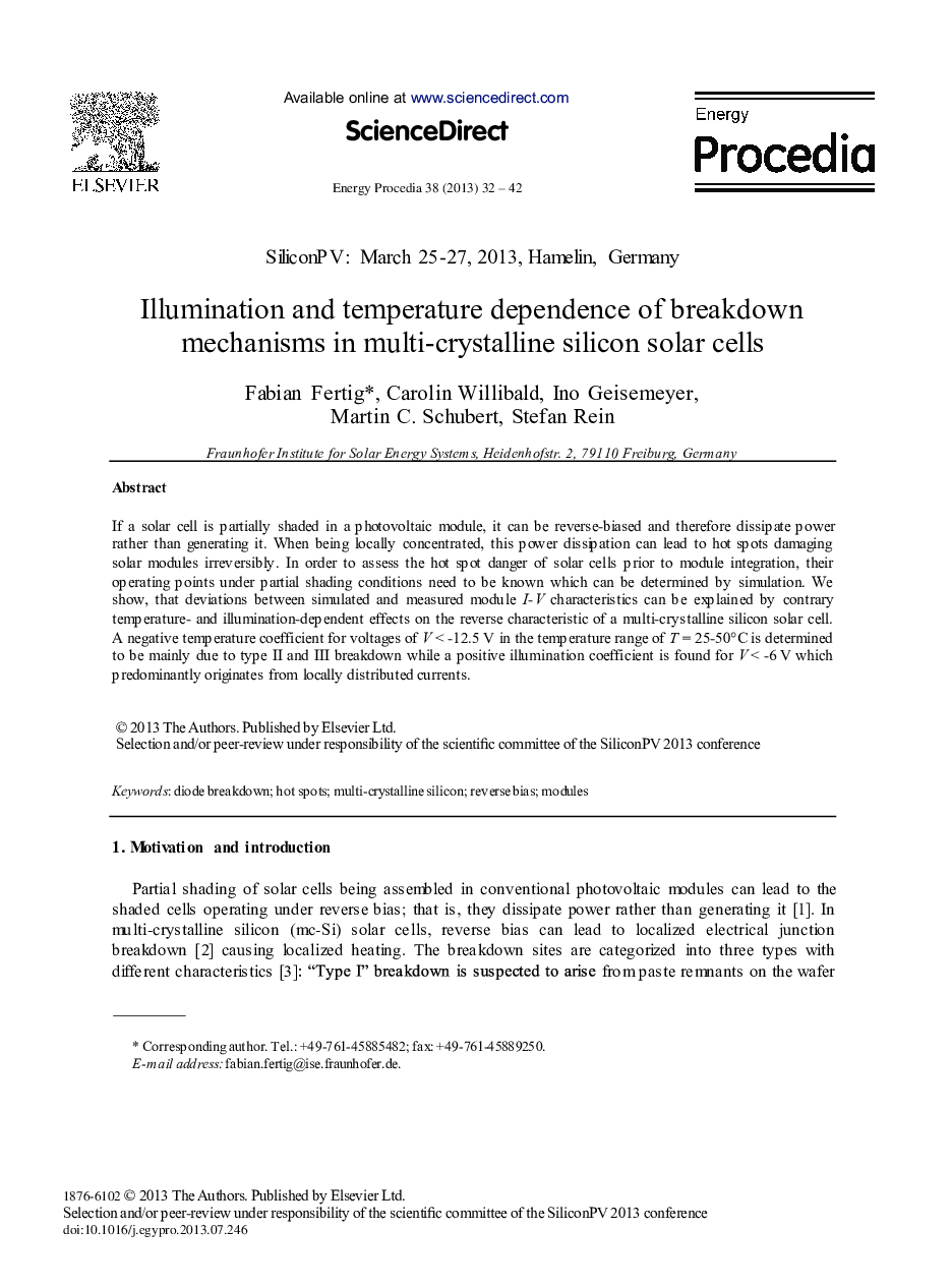 Illumination and Temperature Dependence of Breakdown Mechanisms in Multi-crystalline Silicon Solar Cells