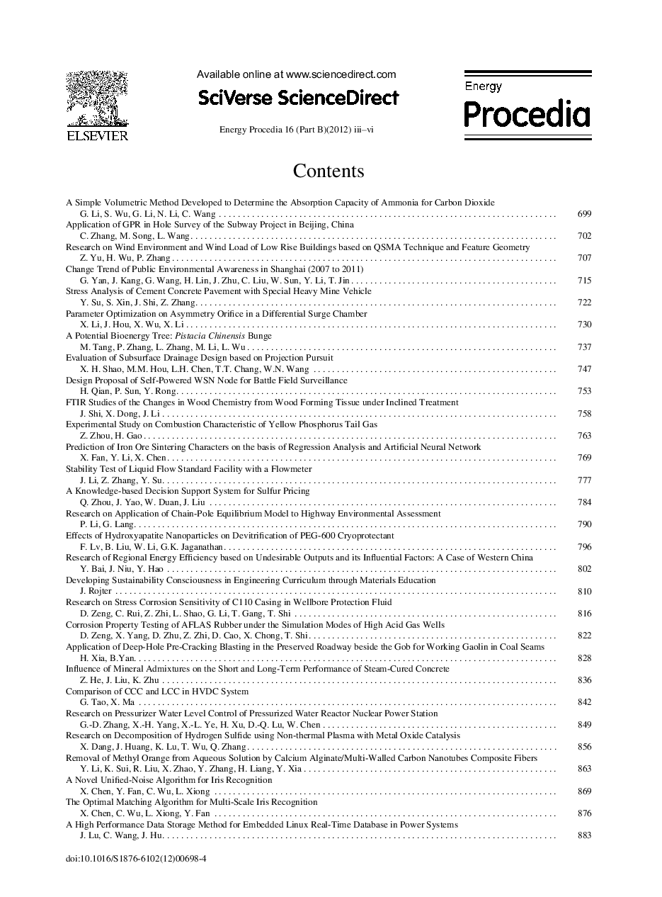 Contents