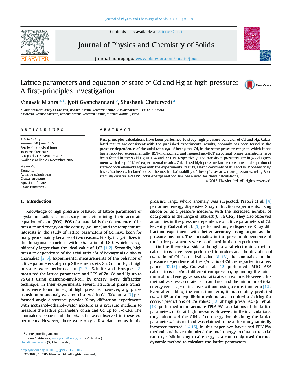 Lattice parameters and equation of state of Cd and Hg at high pressure: A first-principles investigation