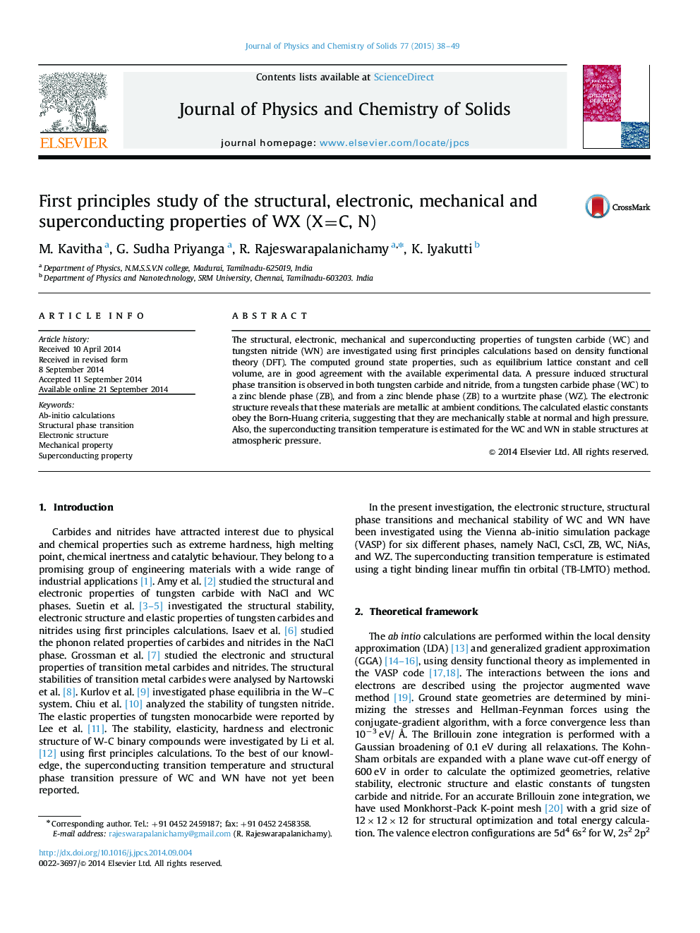 First principles study of the structural, electronic, mechanical and superconducting properties of WX (X=C, N)