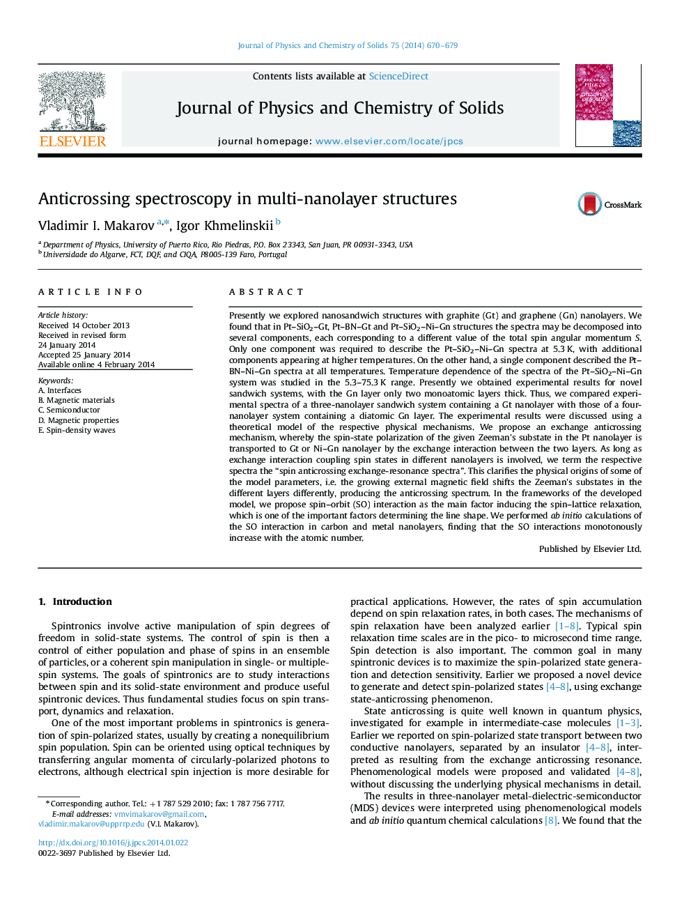 Anticrossing spectroscopy in multi-nanolayer structures