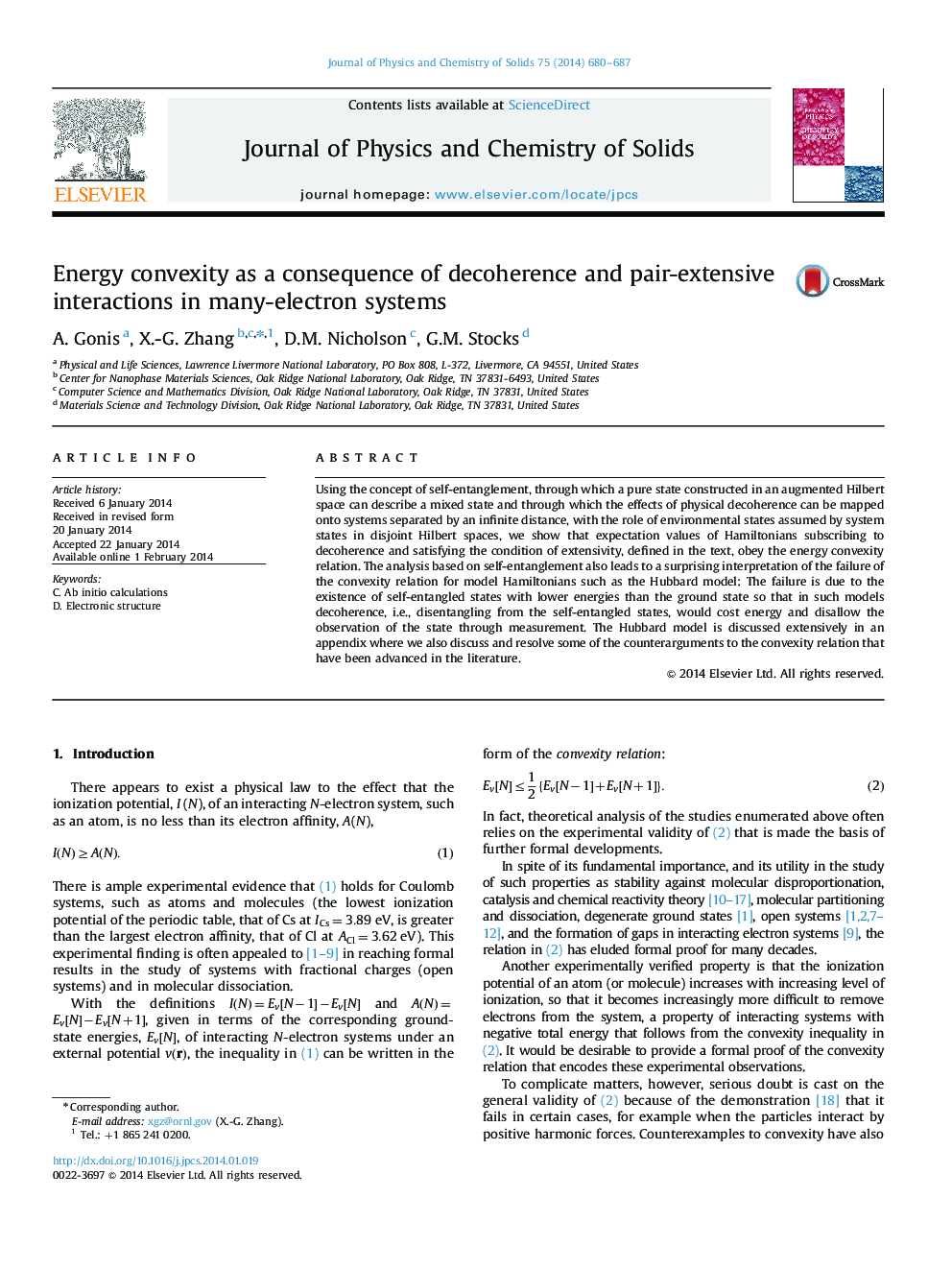 Energy convexity as a consequence of decoherence and pair-extensive interactions in many-electron systems