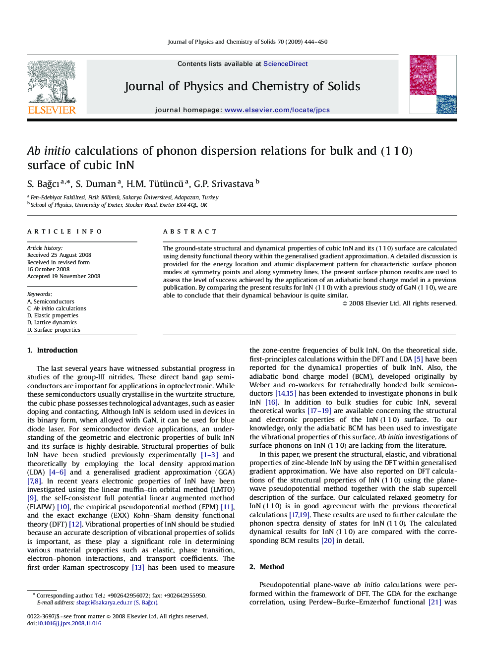 Ab initio calculations of phonon dispersion relations for bulk and (110) surface of cubic InN