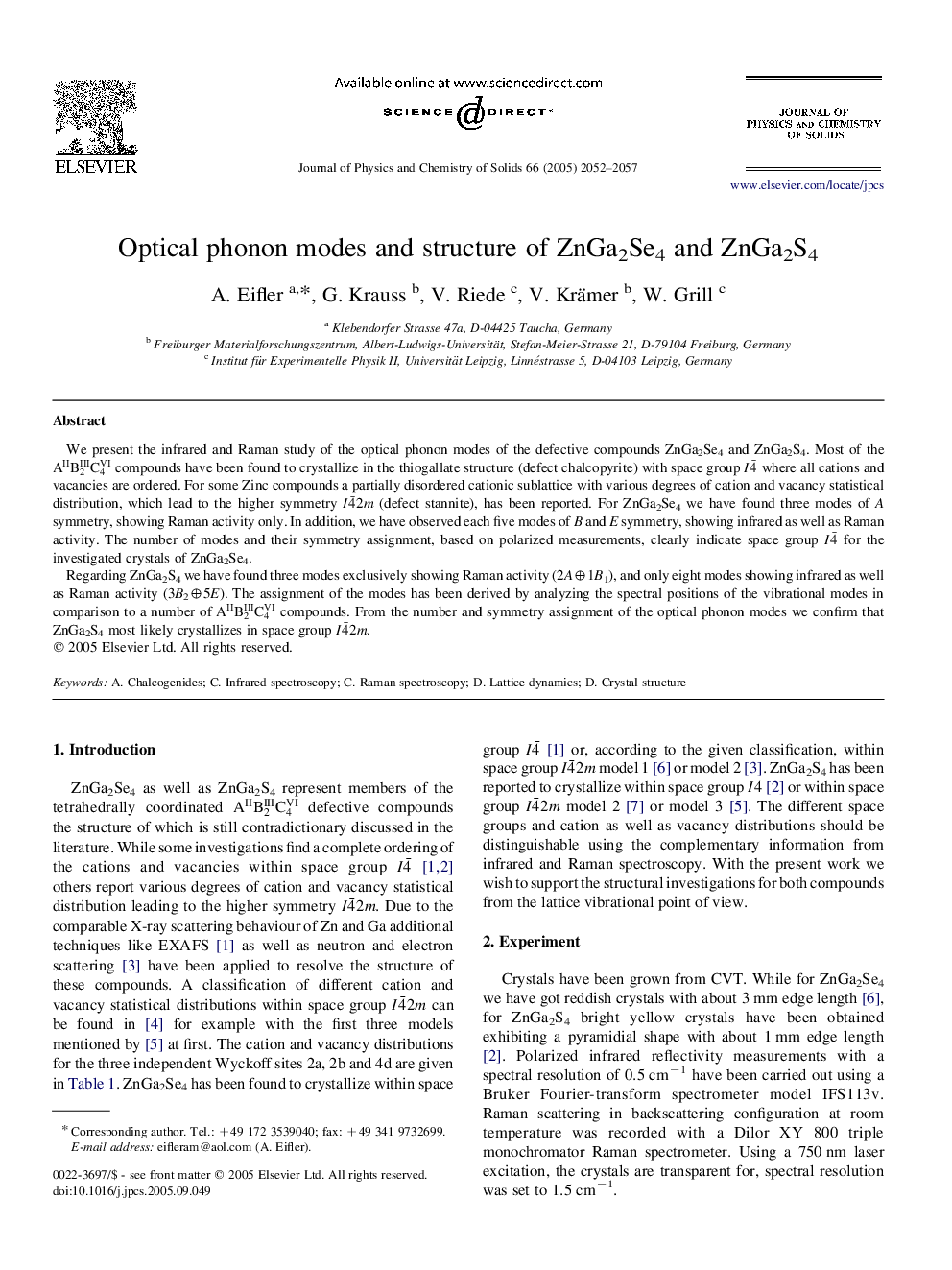 Optical phonon modes and structure of ZnGa2Se4 and ZnGa2S4