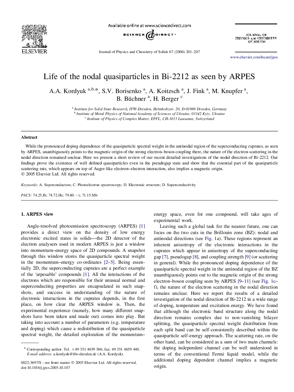 Life of the nodal quasiparticles in Bi-2212 as seen by ARPES