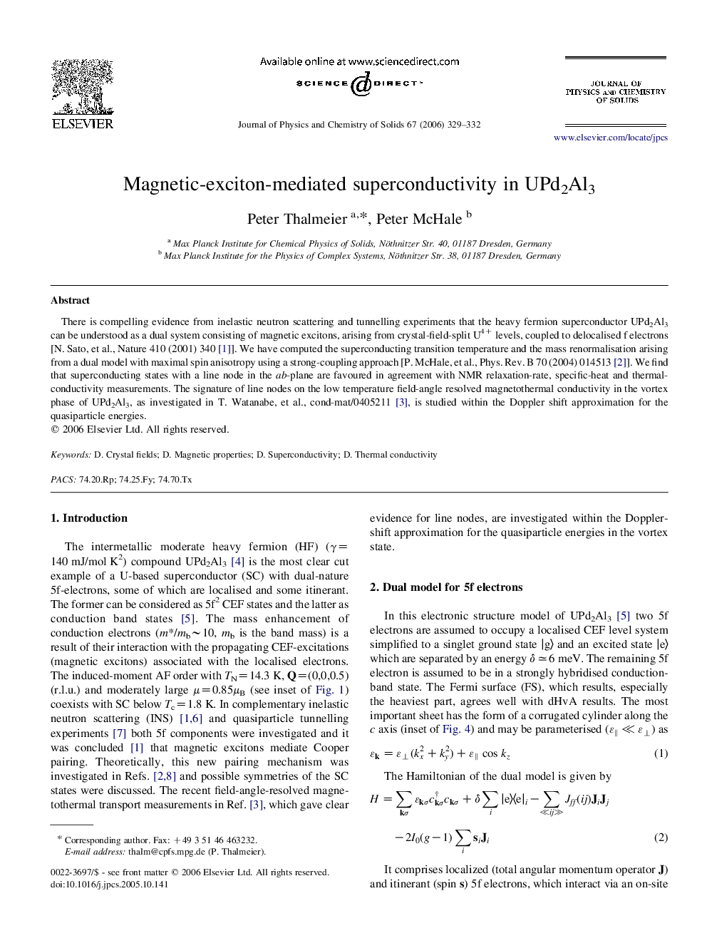 Magnetic-exciton-mediated superconductivity in UPd2Al3