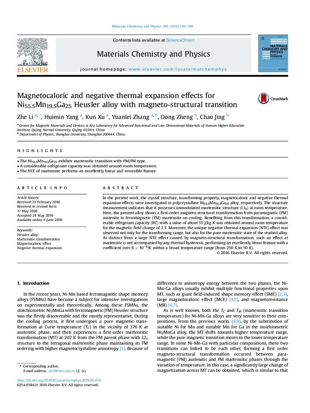 Magnetocaloric and negative thermal expansion effects for Ni55.5Mn19.5Ga25 Heusler alloy with magneto-structural transition