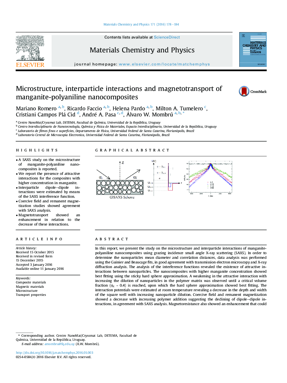 میکروارگانیسم، تعاملات متقاطع و انتقال مغناطیسی نانوکامپوزیتهای منگنیت-پلیانیلین 