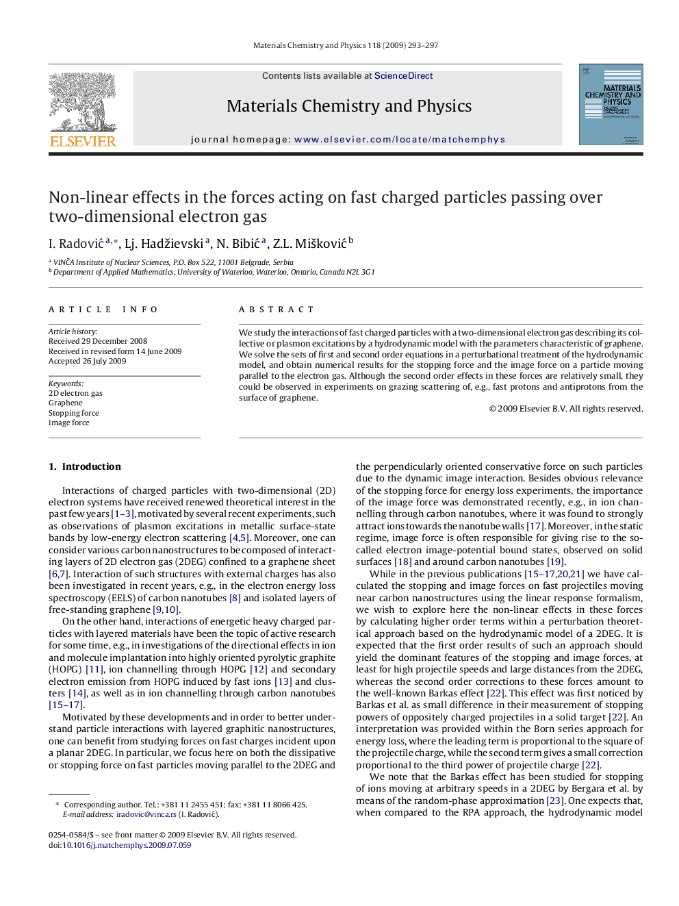 Non-linear effects in the forces acting on fast charged particles passing over two-dimensional electron gas