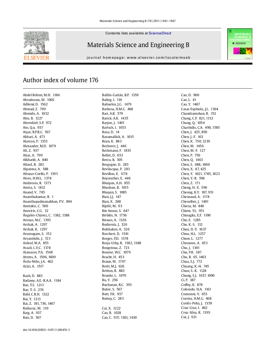 Author Index