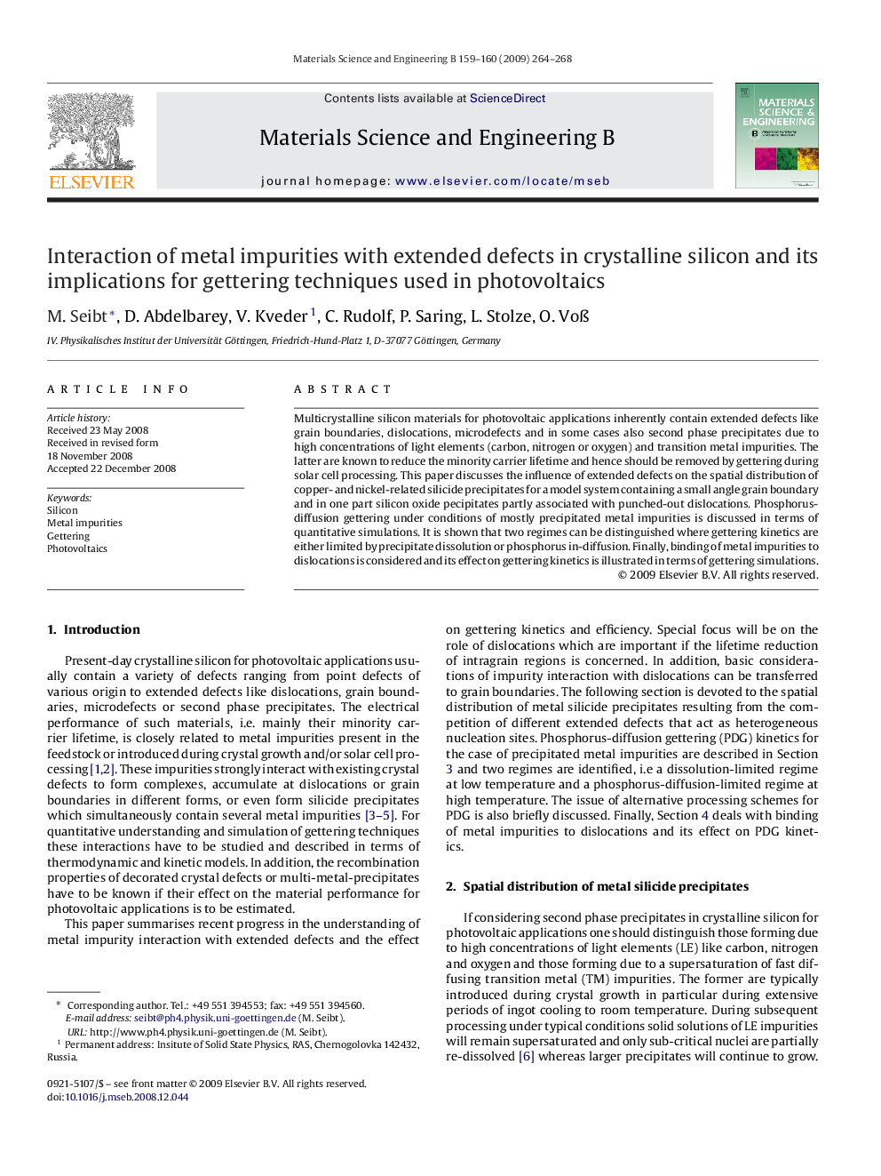 Interaction of metal impurities with extended defects in crystalline silicon and its implications for gettering techniques used in photovoltaics