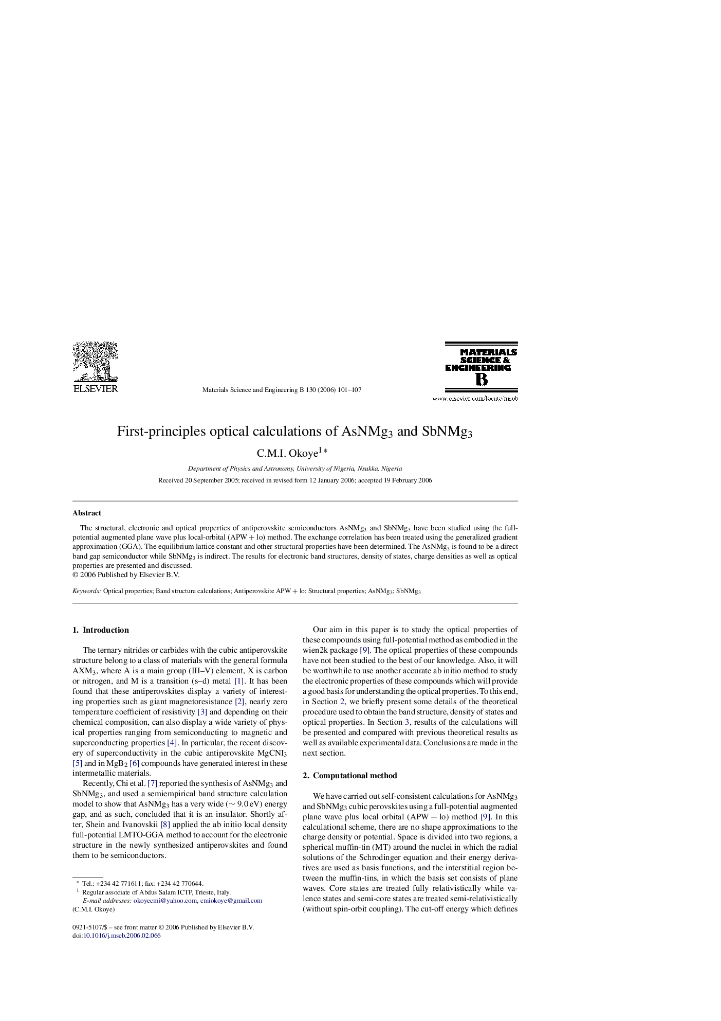 First-principles optical calculations of AsNMg3 and SbNMg3