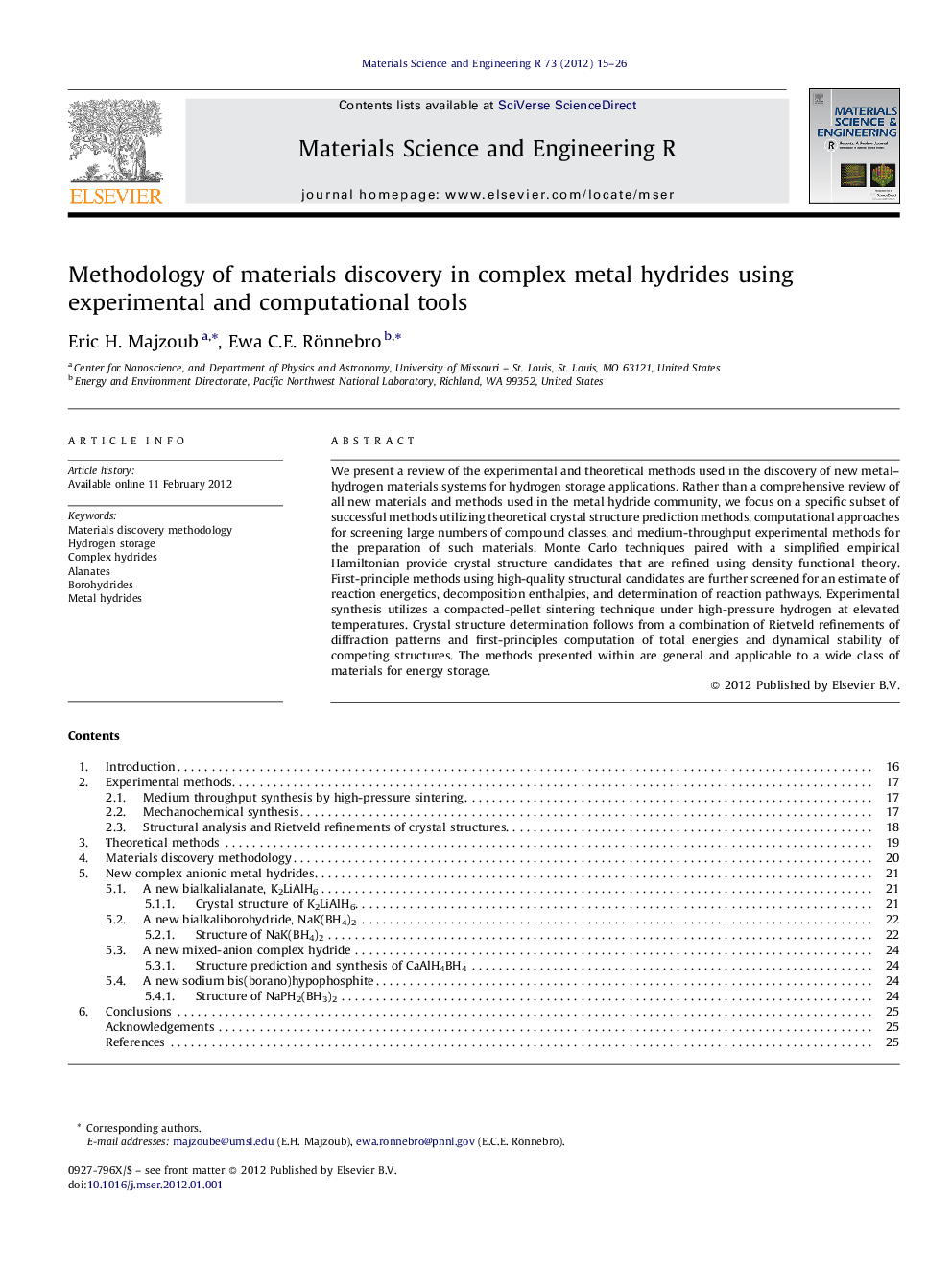 Methodology of materials discovery in complex metal hydrides using experimental and computational tools