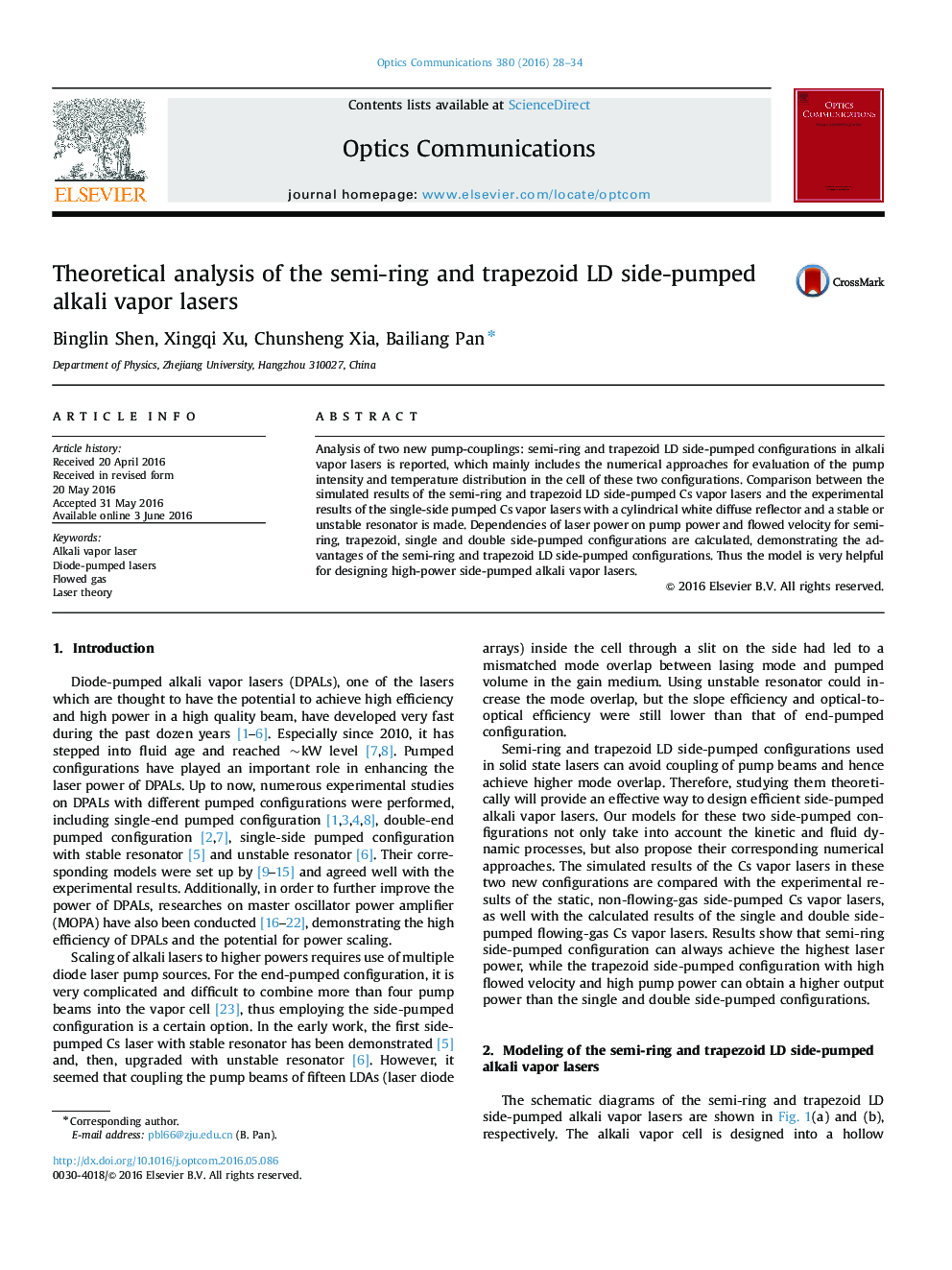 Theoretical analysis of the semi-ring and trapezoid LD side-pumped alkali vapor lasers