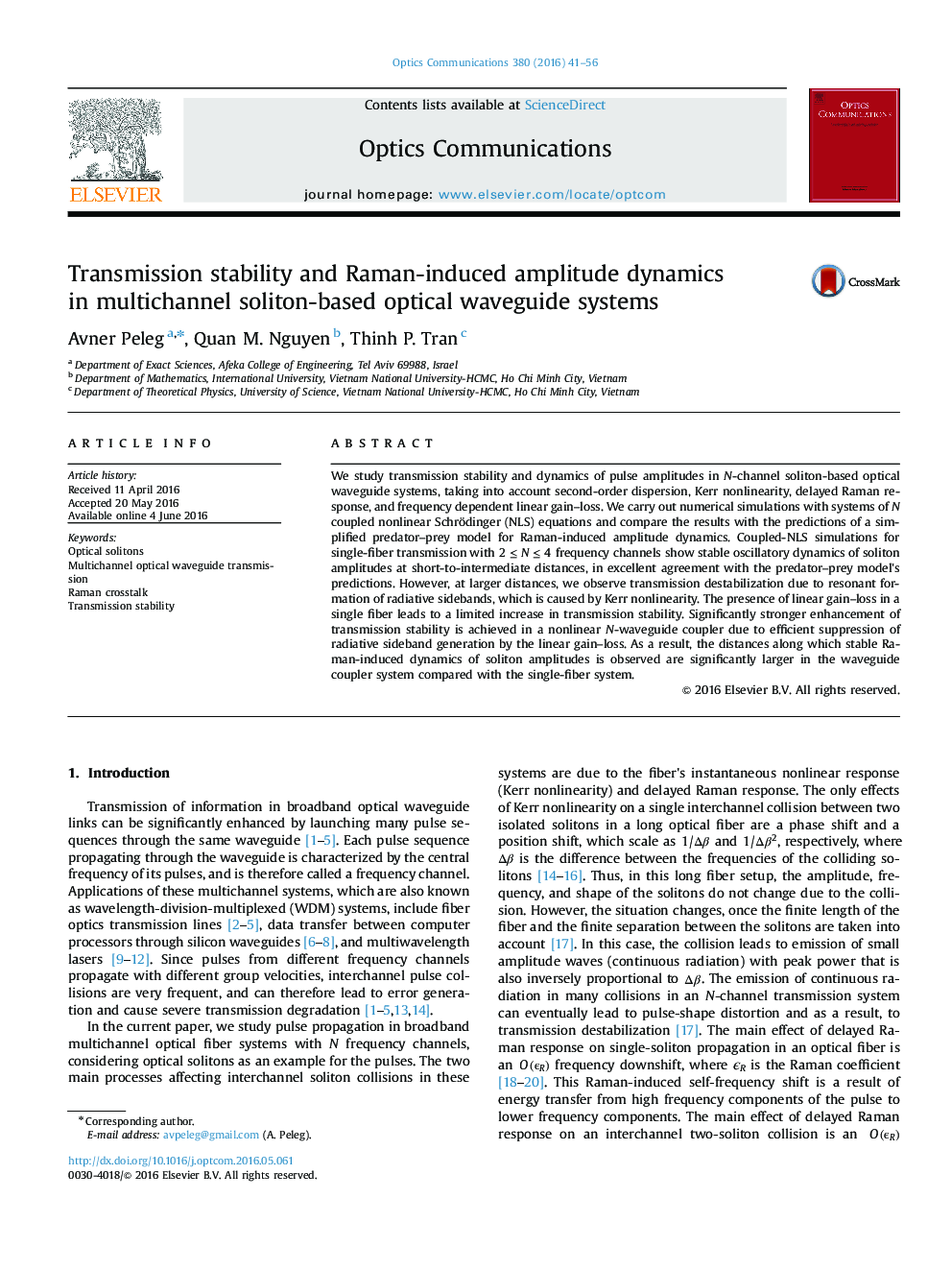 Transmission stability and Raman-induced amplitude dynamics in multichannel soliton-based optical waveguide systems