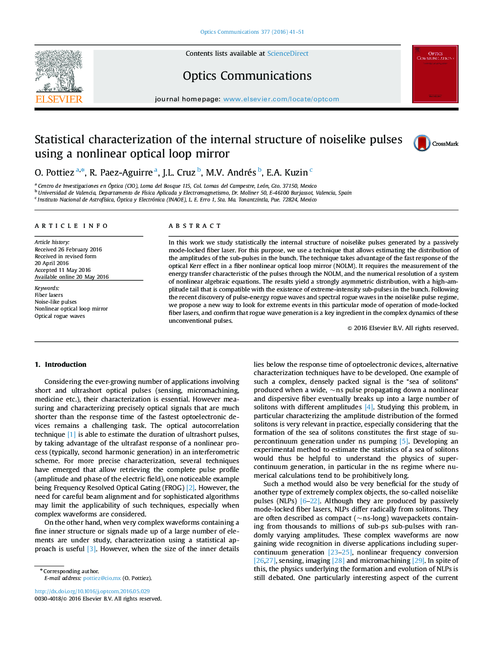 Statistical characterization of the internal structure of noiselike pulses using a nonlinear optical loop mirror