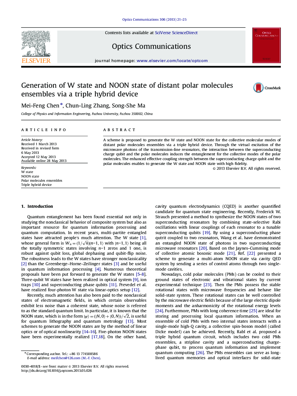 Generation of W state and NOON state of distant polar molecules ensembles via a triple hybrid device