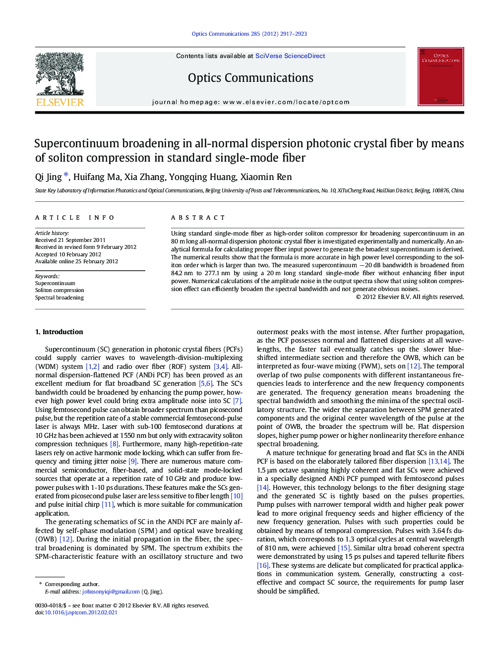 Supercontinuum broadening in all-normal dispersion photonic crystal fiber by means of soliton compression in standard single-mode fiber