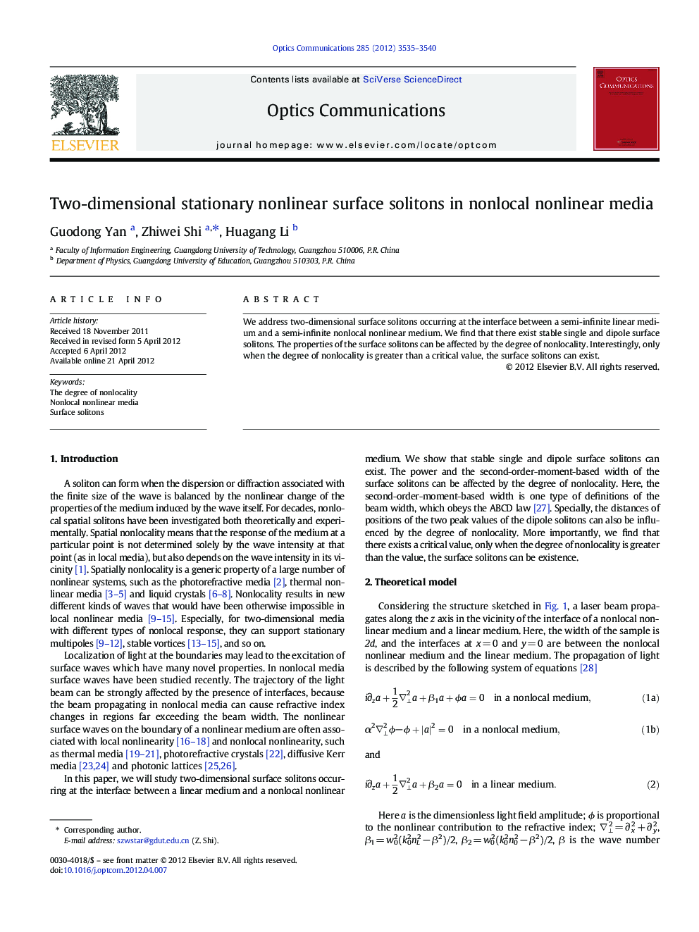 Two-dimensional stationary nonlinear surface solitons in nonlocal nonlinear media