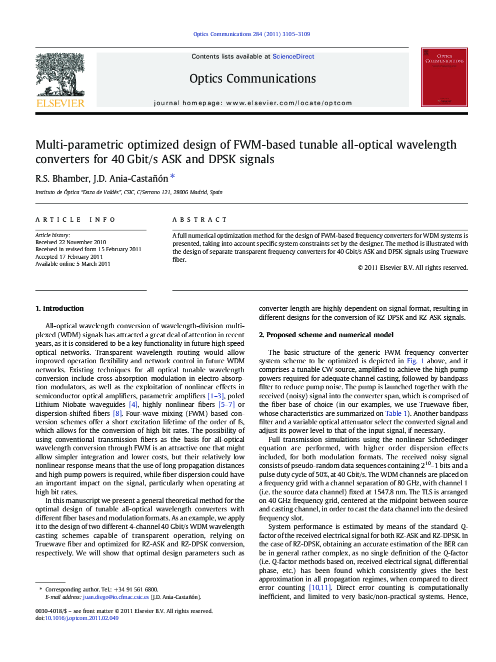 Multi-parametric optimized design of FWM-based tunable all-optical wavelength converters for 40Â Gbit/s ASK and DPSK signals