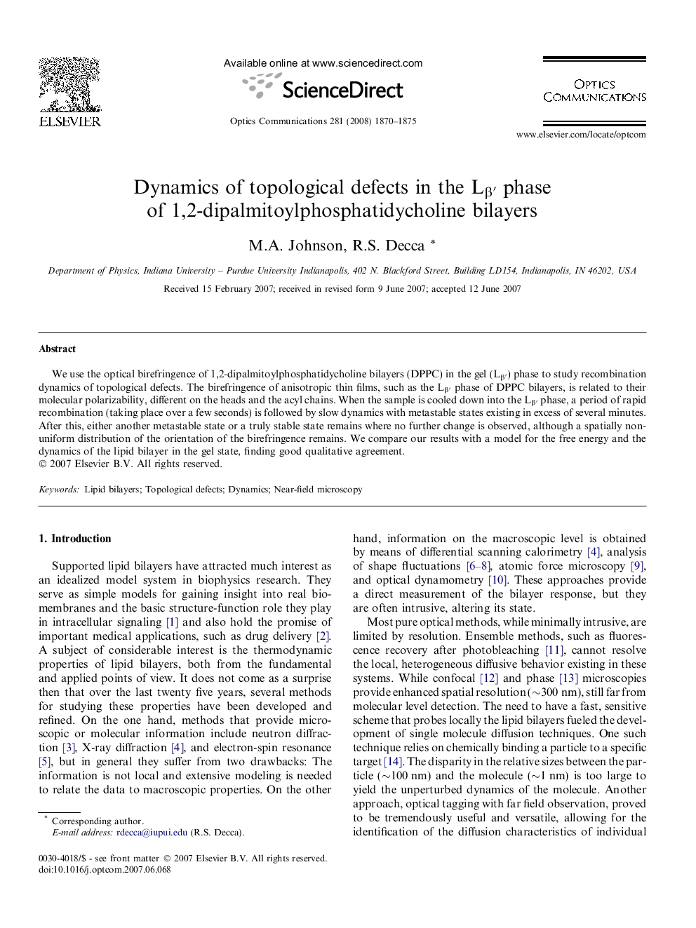 Dynamics of topological defects in the Lβ′ phase of 1,2-dipalmitoylphosphatidycholine bilayers