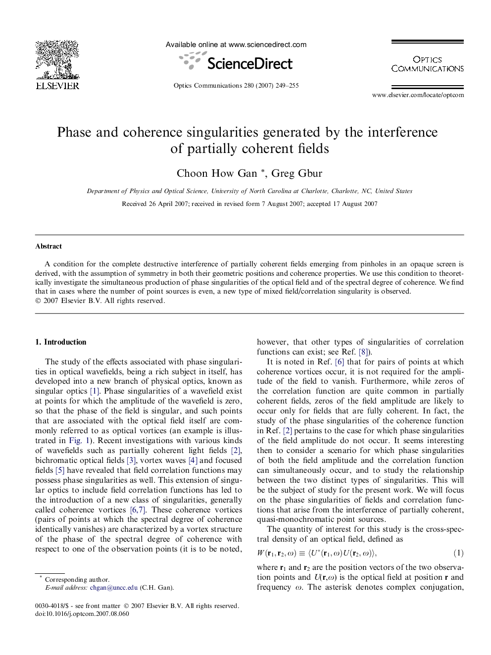 Phase and coherence singularities generated by the interference of partially coherent fields