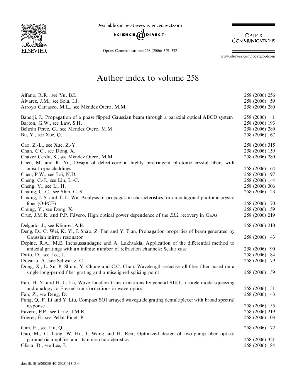 Author Index
