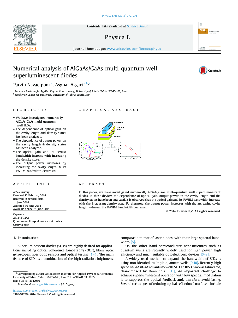 Numerical analysis of AlGaAs/GaAs multi-quantum well superluminescent diodes