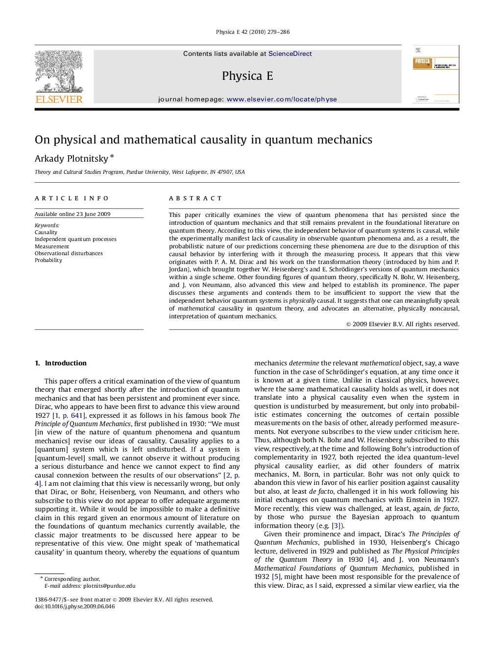 On physical and mathematical causality in quantum mechanics