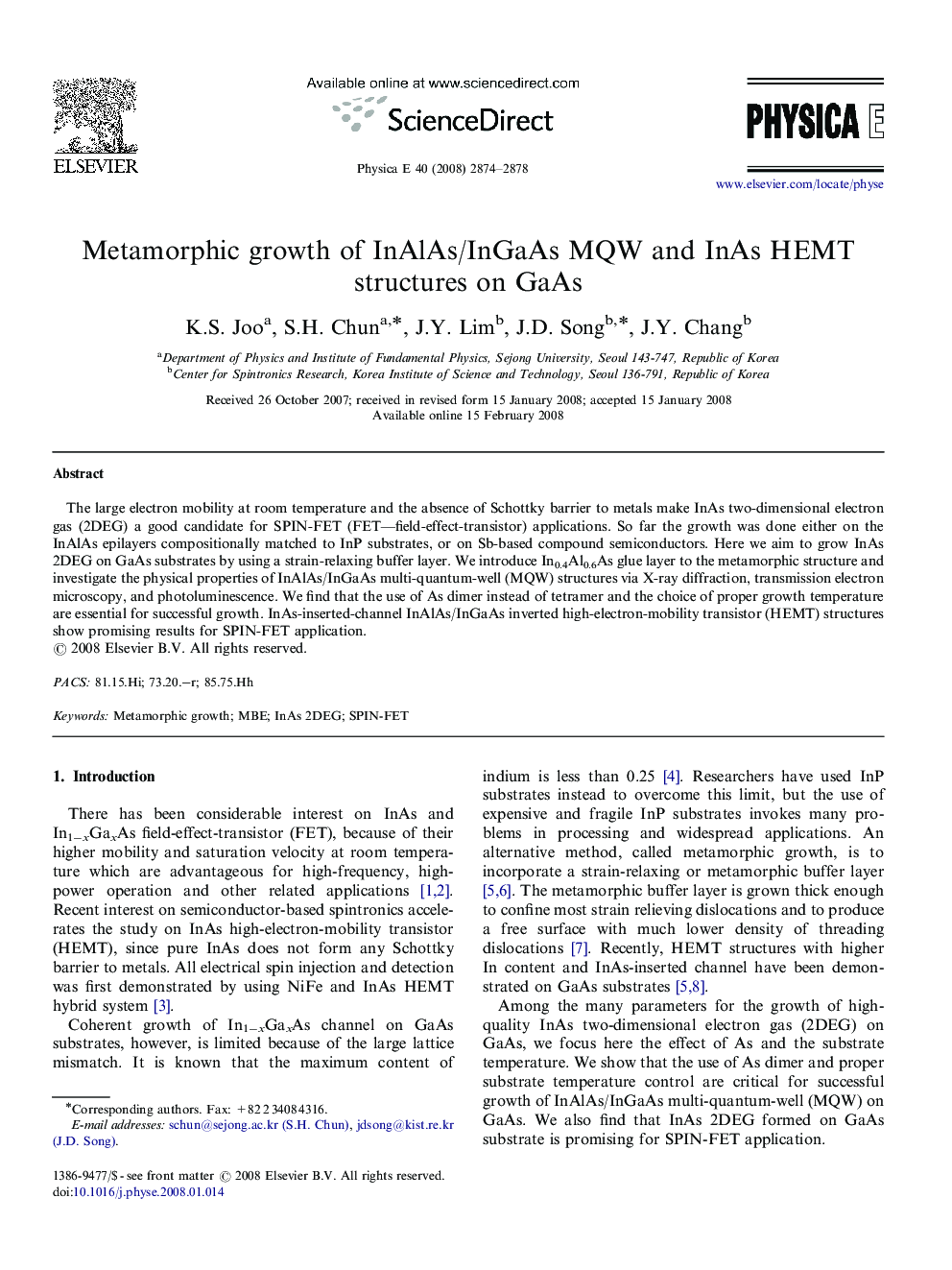 Metamorphic growth of InAlAs/InGaAs MQW and InAs HEMT structures on GaAs