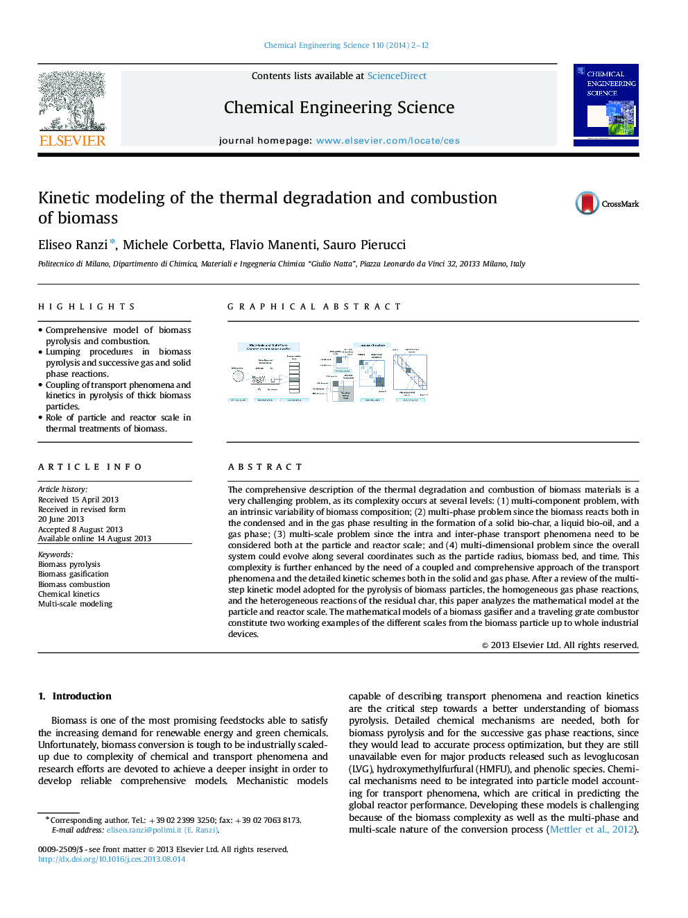 Kinetic modeling of the thermal degradation and combustion of biomass
