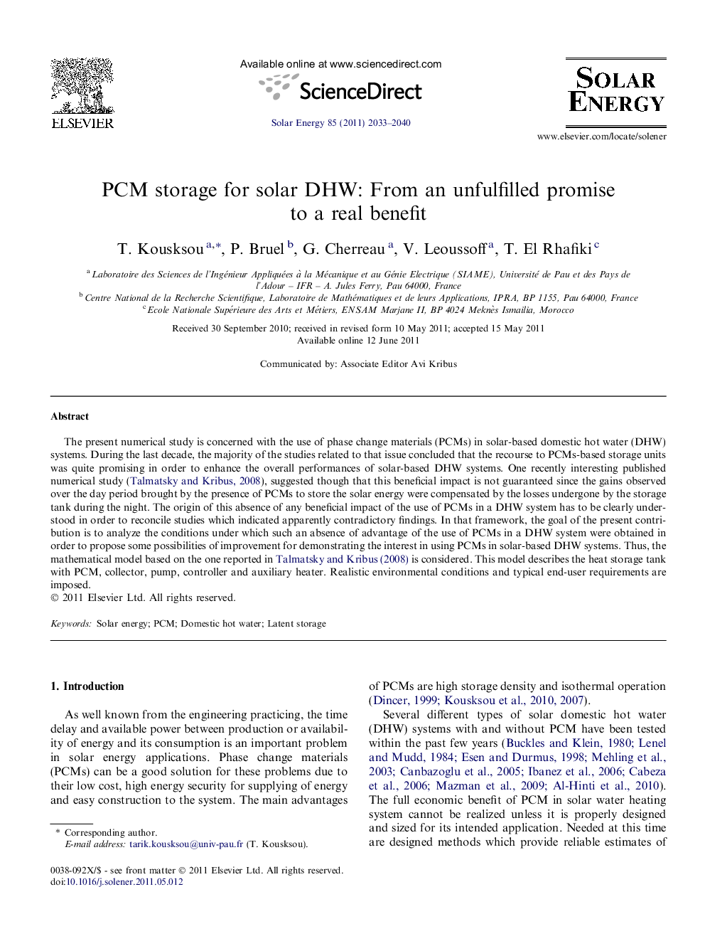 PCM storage for solar DHW: From an unfulfilled promise to a real benefit