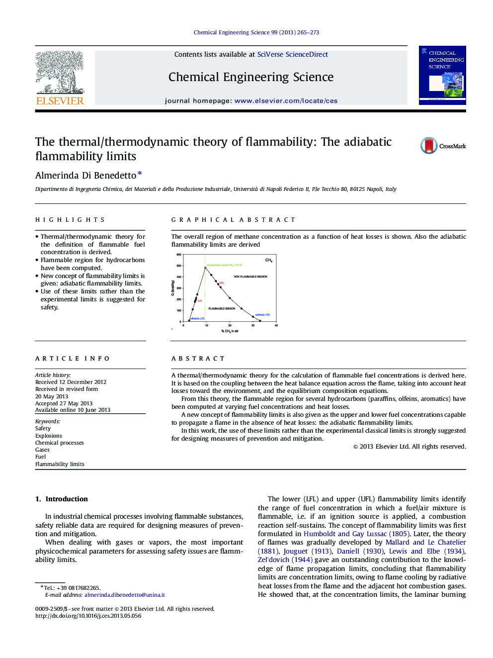 The thermal/thermodynamic theory of flammability: The adiabatic flammability limits
