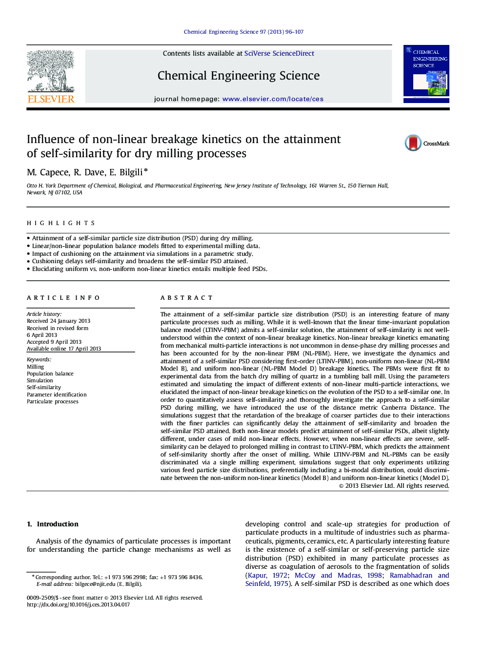 Influence of non-linear breakage kinetics on the attainment of self-similarity for dry milling processes