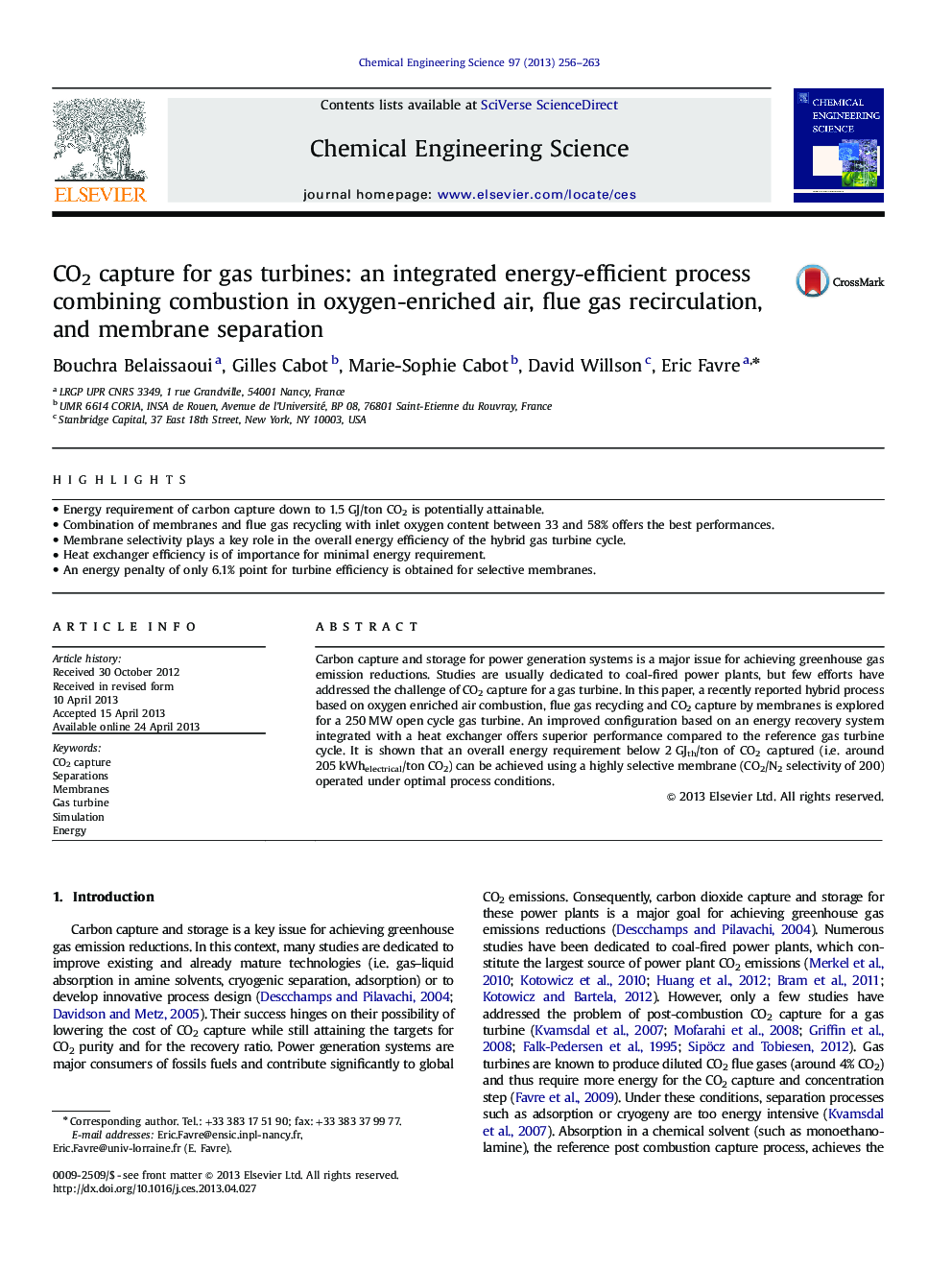 CO2 capture for gas turbines: an integrated energy-efficient process combining combustion in oxygen-enriched air, flue gas recirculation, and membrane separation