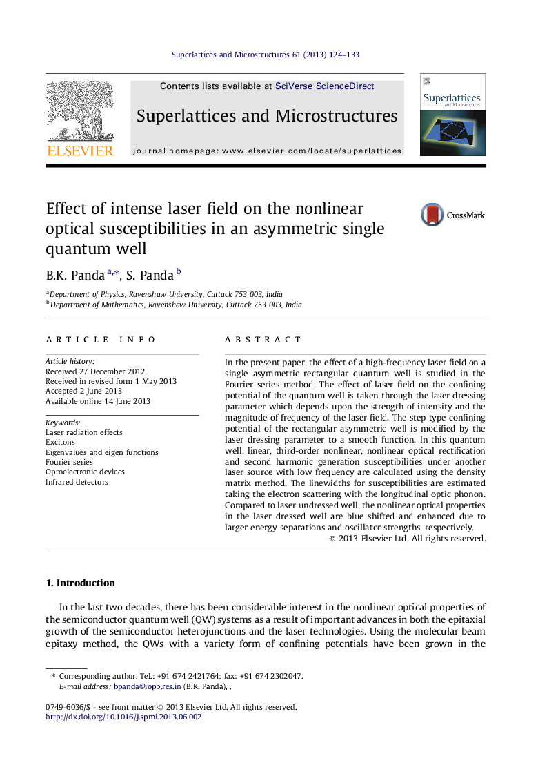 Effect of intense laser field on the nonlinear optical susceptibilities in an asymmetric single quantum well