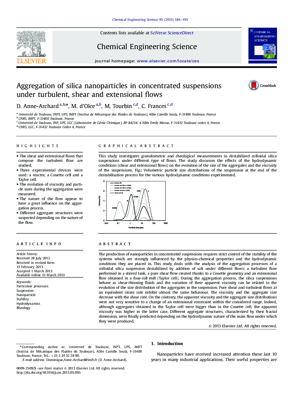 Aggregation of silica nanoparticles in concentrated suspensions under turbulent, shear and extensional flows