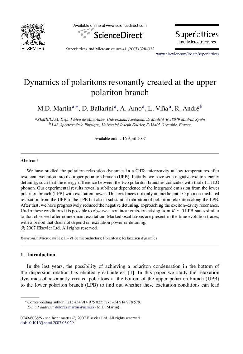 Dynamics of polaritons resonantly created at the upper polariton branch