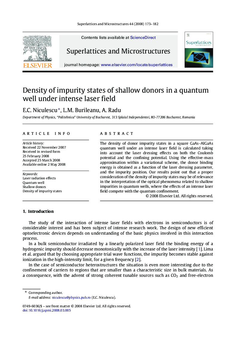 Density of impurity states of shallow donors in a quantum well under intense laser field