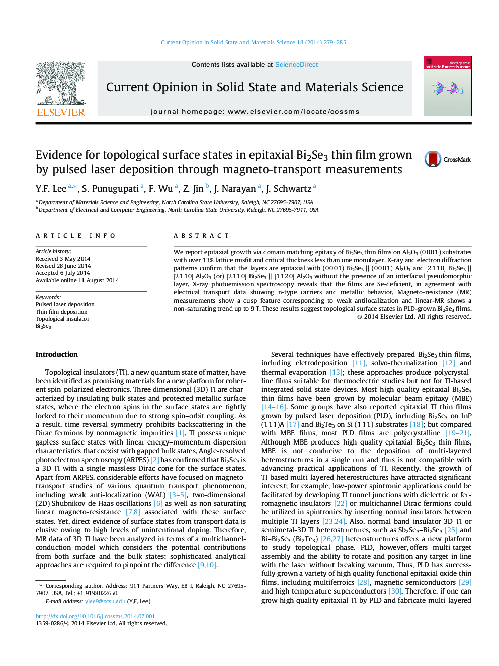 Evidence for topological surface states in epitaxial Bi2Se3 thin film grown by pulsed laser deposition through magneto-transport measurements