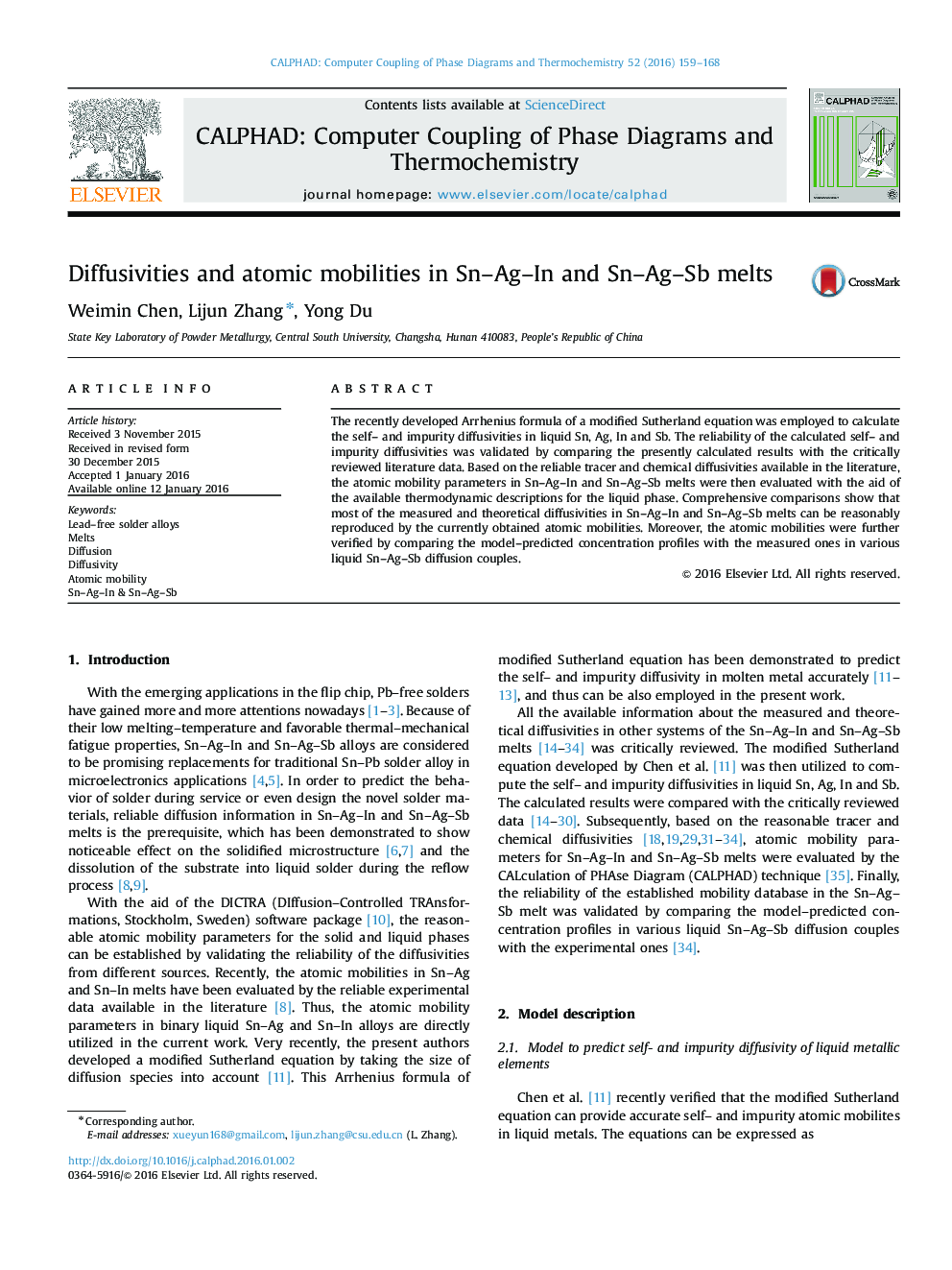 Diffusivities and atomic mobilities in Sn-Ag-In and Sn-Ag-Sb melts